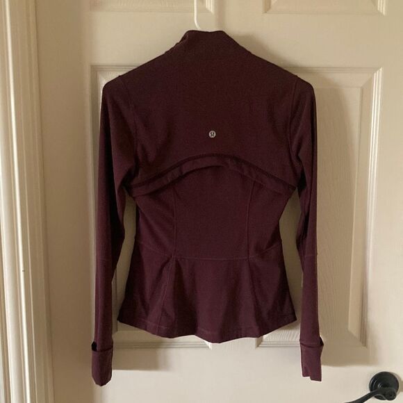 LULULEMON Define Jacket Special Edition Luxtreme Redwood Pleated Size 4 VEUC - Picture 10 of 13